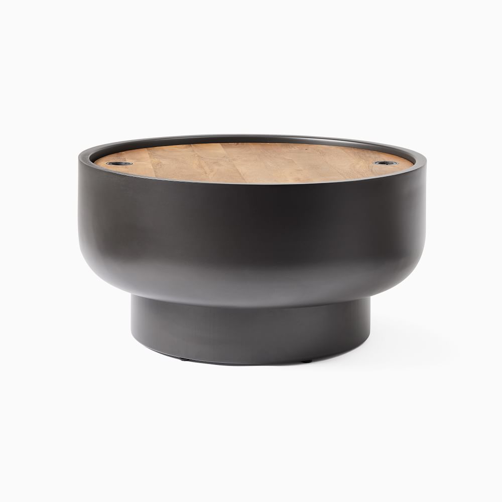 Drum Storage Coffee Table 81 cm West Elm Australia